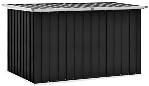 Gecheer Scatola di immagazzinaggio da giardino, 149 x 99 x 93 cm, organizer per attrezzi da giardino, cassapanca per balcone, piscina e terrazza
