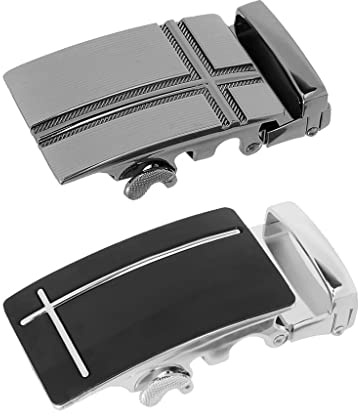 Gcljlmy 2-pack av bältesspänne automatiskt spänne för män