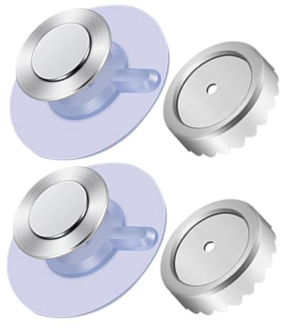 UTHCLO 2 Piezas Soporte Magnético para Jabón Autodesagüe Acero Inoxidable sin Taladro para Baño y Cocina Organizador para Jabones y Accesorios de Ducha Montaje Pared Ahorro de Espacio