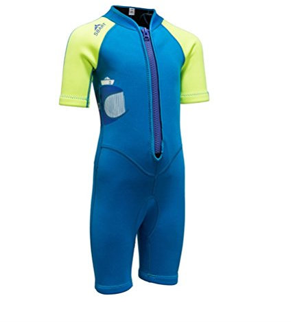 Kinder 2mm Neopren Wetsuits Einteilige Kurze Ärmel Badeanzug warme Sonnencreme Surfen Anzug Wassersport (NO.1, Int'l L)