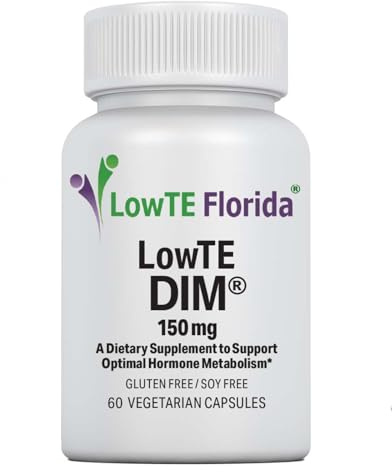 LowTE Florida DIM (150 mg) – Estrogen Balance & Hormone Support Supplement for Women Ages 60+ | Detox Cleanse | Anti-Inflammatory | Non-GMO | Gluten-Free | Soy-Free