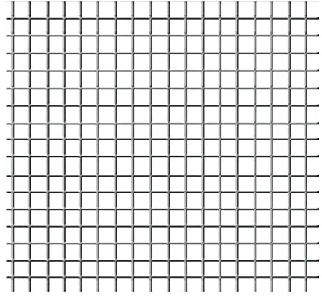 Acan Tradineur - Rollo de Malla metálica galvanizado, Cuadrada, Valla, Cierre de Alambre, cercar jardín, gallinero, finca, Alta Resistencia (Gris - 1,5 x 3 m)