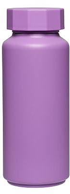 Design Letters Trinkflasche Edelstahl 500 Ml Lila Bottle | Thermoskanne BPA/BPS frei | Isolierflasche Edelstahl | Trinkflasche Auslaufsicher | Trinkflasche Sport | Thermosflasche 12h heiß 24h kalt