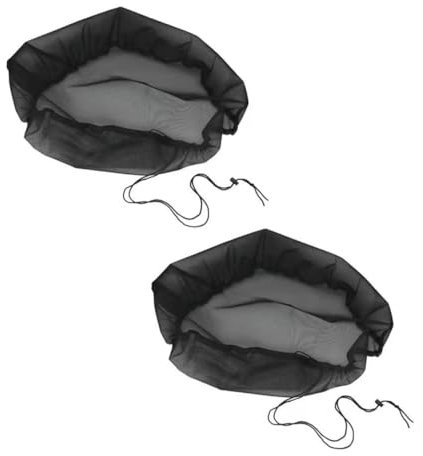 Toyvian 2piezas De Malla para Barril De Lluvia Protectora De Poliéster para Jardín Filtrando La