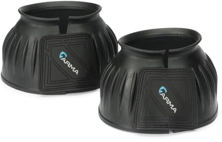 Shires ARMA Touch & Close Over-Reach Boots Large Black