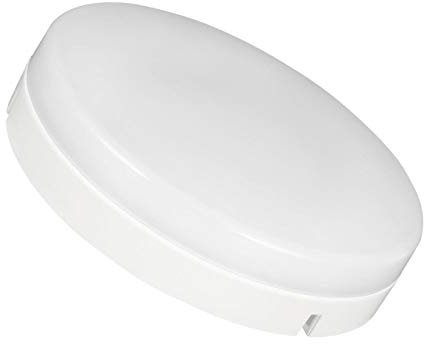 Crompton Lamps Lampadina LED GX53 5 W (equivalente a 11 W) 4000 K bianco freddo 110° opale 530lm disco smerigliato sottile sotto armadio lampadina