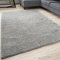 THE RUGS Living Room Rug - Shaggy Soft And Elegant Carpets For The Bedrooms And Kitchen, Easy To Clean, Many Different Sizes (160x230 cm, Grey)