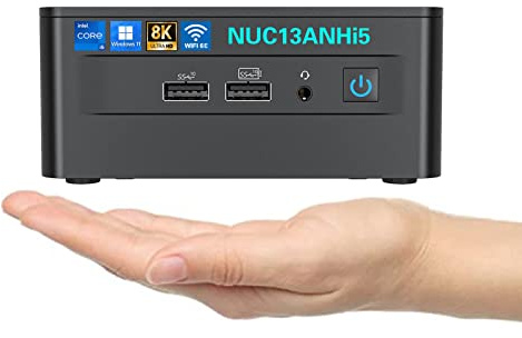 Intel NUC 13 Pro NUC13ANHi5 Arena Canyon Mini PC Mini Computer,Barebone,Intel Core i5-1340P 12 Core,16 Thread,Up to 4.6 GHz Turbo,NVMe SSD DDR4,WiFi 6E,BT 5.3,8K Support,Gaming,No RAM,No SSD,NO OS