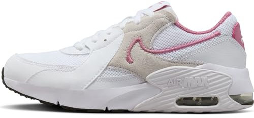 NIKE Air Max Excee Gs Low, White Elemental Pink White, 5 UK