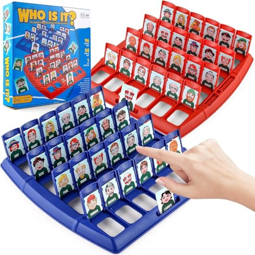 Chi è Gioco ,Indovina Chi,Chi è Divertente Indovinello Gioco da Tavolo,Gioco da Tavolo per Bambini,Famiglia Indovinando Giochi,per Bambini Regalo