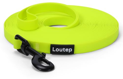 Loutep Biothane Schleppleine Für Hunde Lange Hundeleine 3m 5m 10m 15m 20m