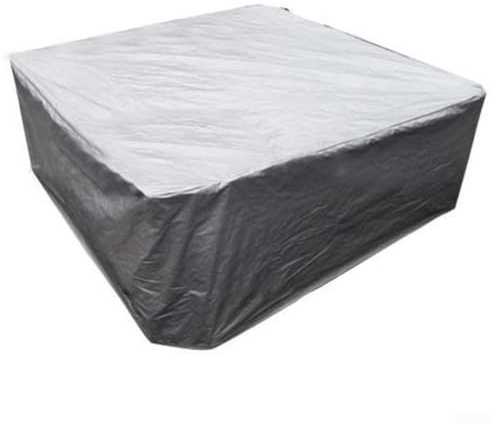 HEBEOT Large Square Outdoor Spa Cover 210D Oxford Cloth Waterproof Thermal Insulation Spa Cover Replacement Protector For Hot Tub(220 * 220 * 85cm)