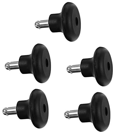 Anneome 5pezzi Ruote Fisse Per Sedia Da Ruote in Pu Per Sedie Da Sostituzione Antiscivolo e Silenziosa Protegge Pavimenti