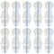Lot de 10 serviettes hygiéniques pour la natation protège-slips imperméables patchs intimes pour maillots de bain et lingerie féminine.
