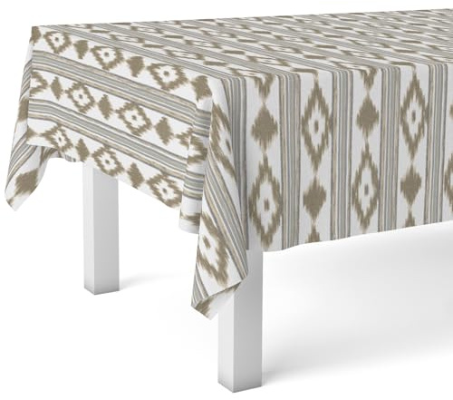 Martina Home Mantel Hule MALLORQUÍ MARRÓN 220X140 CM