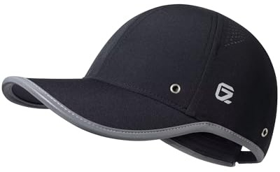 GADIEMKENSD UPF50+ sportmössa, andningsbar, ultralätt, utan struktur, unisex löparkeps med reflekterande kant för tennis, pickleball och golf