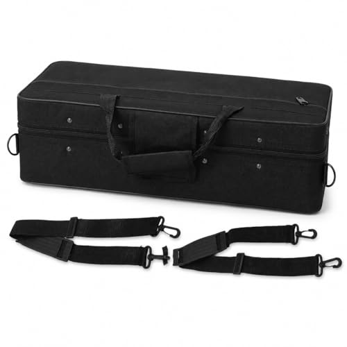 WAHEWUD Tela de Oxford Trompeta Bolsa, Estuche de Trompeta, Acolchado Interno y protección contra raspaduras, Trompeta Maleta para su Transporte para músicos viajeros