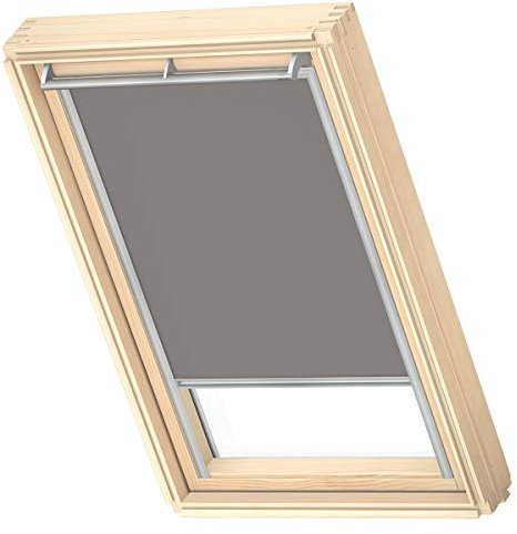 VELUX Original Store Occultant, Cadre Argenté, M04, M34, Gris
