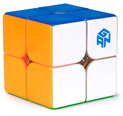 GAN249 v2 Cubo di Velocità 2x2 Originale Stickerless Gan Cube, Cestremamente Resistente Cubo Magico Per Principianti Ultraleggero 52g, Giocattolo Antistress Educativo Adatto a Bambini e Adulti