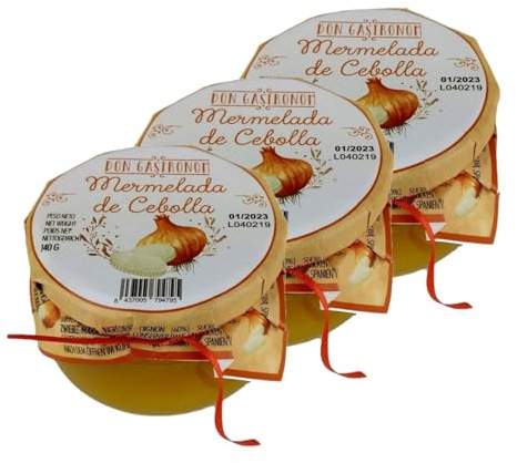 Lot 3x Confiture d'oignons - pot 140g