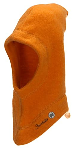 Sterntaler Baby Mädchen Schalmütze Kleinkinder Schalmütze Mütze - Schalmütze Kinder - aus Merino Wolle (sehr weich) - hellbraun, 47