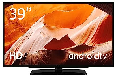 Nokia 39 Pollici (98 cm) HD Ready Televisori Smart Android TV (DVB-C/S2/T2, Netflix, Prime Video, Disney+) - HNE39GV210 - 2023