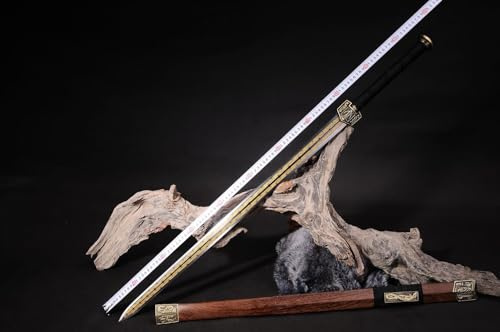TEERMA 42 Zoll China Handmade Schwert aus Hohem Mangan Stahl scharfes und echtes Katana China Schwert TG006