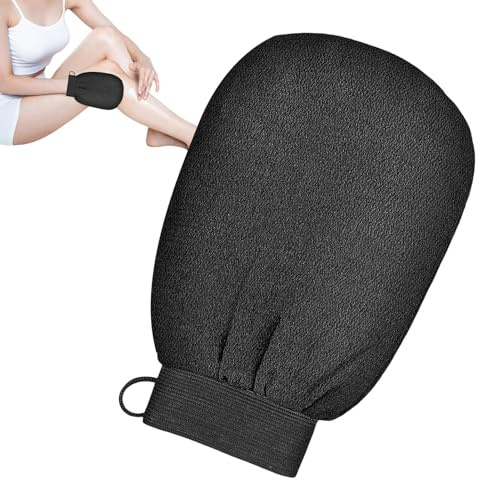 Guantes exfoliantes corporales - Guantes corporales exfoliantes - Guante exfoliante | Guantes de ducha, guantes de baño exfoliantes, guantes exfoliantes corporales con anillo colgante para belleza