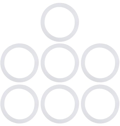 YUGSHNKFC 7 Stück Thermoflaschen Dichtungsringe, Silikone, isolierte Becher, Thermoflaschendeckel, Gummidichtungen, Dichtringe