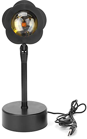 YYALYYON för LED Halo-projektorljus, högkvalitativt aluminiumhölje, 180 graders rotation, energibesparande chip, högt brytningsindex för scenfotografering, webbsändningar, Röd, Vardaglig