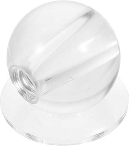 BELLIFFY Boule D'entraînement de Billard Transparente 18mm pour Snooker, Outil de Correction de Précision Queue, Balle Légère D'amélioration du Geste Fondamental, Entraînement Salle