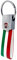 Quattroerre Schlüsselanhänger Italien mit original Fiat Logos Colors 12 mm