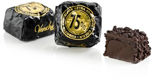 Venchi - Dark Chocolate Chocoviar Chocolates, Dark Chocolate Flavor, Chocolate Candy Bulk, Gluten-Free, 2.2 lb Bag
