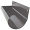 Renoplast® R50 Aluminium Rinnenböden Rinnenenden Links + Rechts | Grau | Dachrinnen Regenrinne Dachentwässerung Blechkantprofile | Gartenhaus Carport Terrasse Balkon-Steckrinne | Rinne für Dach