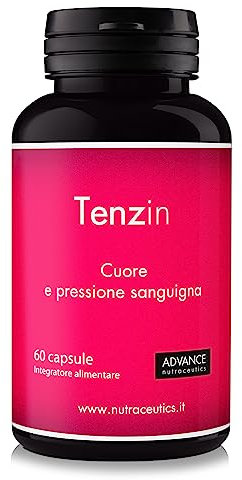 Tenzin ADVANCE - per cuore e pressione sani | integratore alimentare premium | 8 sostanze attive | 60 capsule