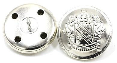 10pcs 12-30mm bottone in metallo cappotto bottoni da cucire bottoni vuoti retrò bottoni con gambo della camicia accessori per vestiti, 18mm