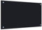 AUVYI Crédence de cuisine en verre trempé - 70 x 40 cm - Noir - Protection anti-éclaboussures en verre pour cuisinière - Protection contre les éclaboussures - Protection contre les éclaboussures -