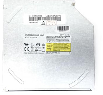 Super Multi DVD/CD Rewriter Slim SATA Drive Masterizzatore Lettore DVD Interno Compatibile con HP ProBook 440 G1 (E3W15LA)