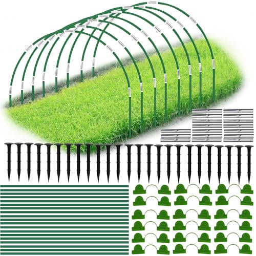 Hyran Archi per Serra da Giardino – 30 Pezzi Cerchi da Giardino per Serra 43cm, Tunnel per Piante da Giardino, Strutture per Serre a Tunnel e Arco da Giardino