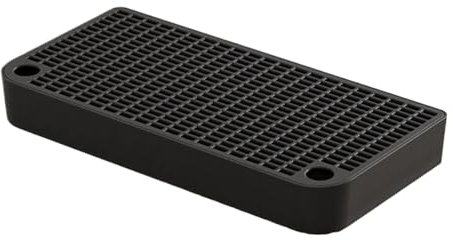 Katzenrampe Katzentoilette Step Wasserdicht Home Kitten Toilette Rampe Pedal mit Filterfunktion Wiederverwendbar Einfache Reinigung Kompakt für Zuhause, Wohnzimmer, Badezimmer (Schwarz)