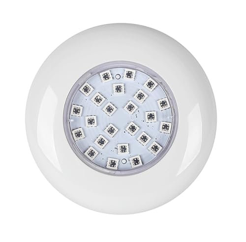 Éclairage de piscine, Mini lampe de piscine à LED 6 W, tube basse tension 12 V, lumière colorée RVB for étang à poissons sous-marin, éclairage for aquarium,Compatibilité(Rot)