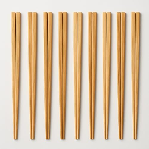 Chop Sticks Reusable Wooden Chopsticks Extra Long Non Slip Hot Pot Chop Sticks are Suitable for Cooking Frying Eating & Rice Noodles Chinese Kitchen Restaurants Home Accessories (Pack of 20)