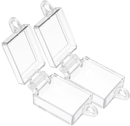 Veemoon 2 Stück Transparente Schalterabdeckung Kippschalter Schutz Einfache Installation für Not Schalter Verlängert und Schützt vor Beschädigungen
