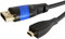 KabelDirekt – Cavo Micro-HDMI, struttura infrangibile – 2 m (da HDMI a Micro-HDMI, bidirezionale, 4K@60Hz, Ultra HD, High Speed con Ethernet, per tablet/fotocamere/Raspberry Pi, nero)