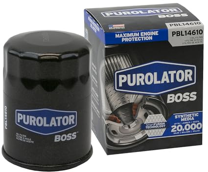 Purolator PBL14610 PurolatorBOSS Maximum Engine Protection Spin On Oil Filter Compatible With Honda CR-V, Accord, Civic, Pilot, Odyssey, HR-V, Fit, Nissan Frontier, TITAN, Xterra, Acura MDX and RDX