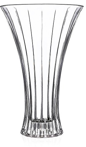 RCR 25891020006 Timeless Melodia Crystal Dekorative Vase 32 cm, perfekt für Blumendekor und -Displays, Kerzenhalter, Aufbewahrung und Organisation zu Hause