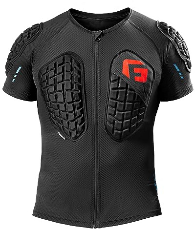 G-Form PRO-X3 Donna Maglia a Maniche Corte - Abbigliamento Protettivo per Motociclisti con Imbottitura - Camicia a Maniche Corte per Ciclismo e Sport sulla Neve, Nero, Giovane Taglia Unica