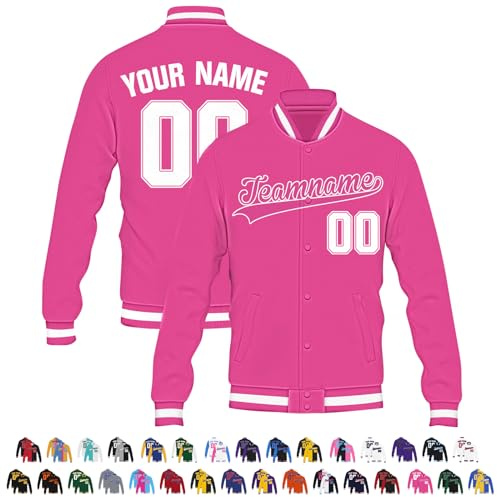 Busparst Giacca College Personalizzata Giacca Letterman Personalizzata Giacca Bomber da Baseball College da Uomo Personalizzata da Donna