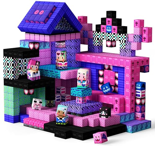 GobiDex 100PCS Magnetic Blocks for Girls, Build MagWonder with Magnet Building Toys Set, Princess Sensory Gift for Boys Girls Birthday