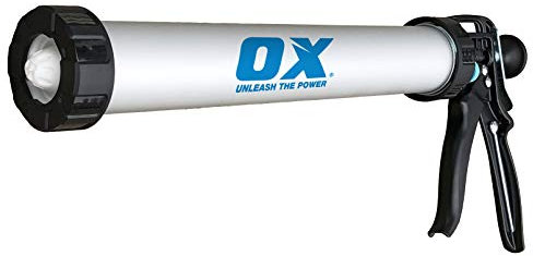 OX Tools Pro - Pistola de calafateo para salchichas, 20 onzas, relación de empuje 24: 1